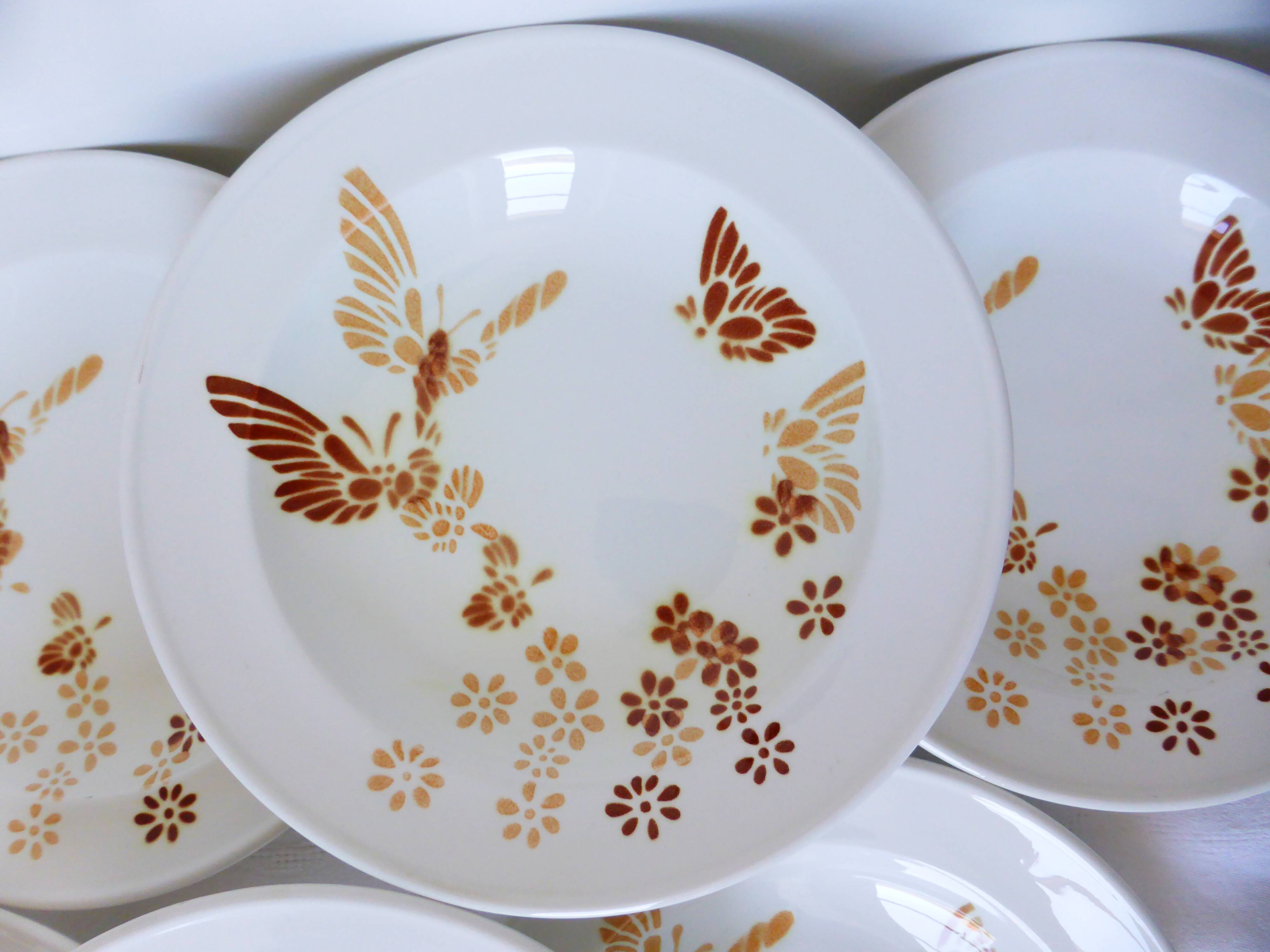 6 soup plates from Sarreguemines 210615