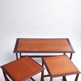 Vintage 1960s Scandinavian teak nesting tables with g plan
