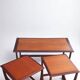 Vintage 1960s Scandinavian teak nesting tables with g plan