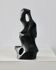 Free-form ceramic, painted black, 1969