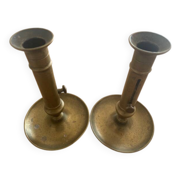 Pair of antique candlesticks