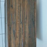 Old waxed wooden trunk 19th century