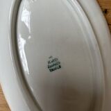 Old Luneville butter dish