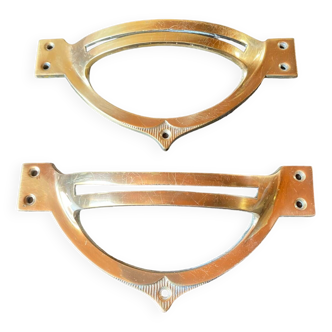 Brass handles for piano set