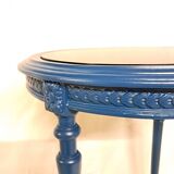 Napoleon III Modernized Guéridon Table in Blue