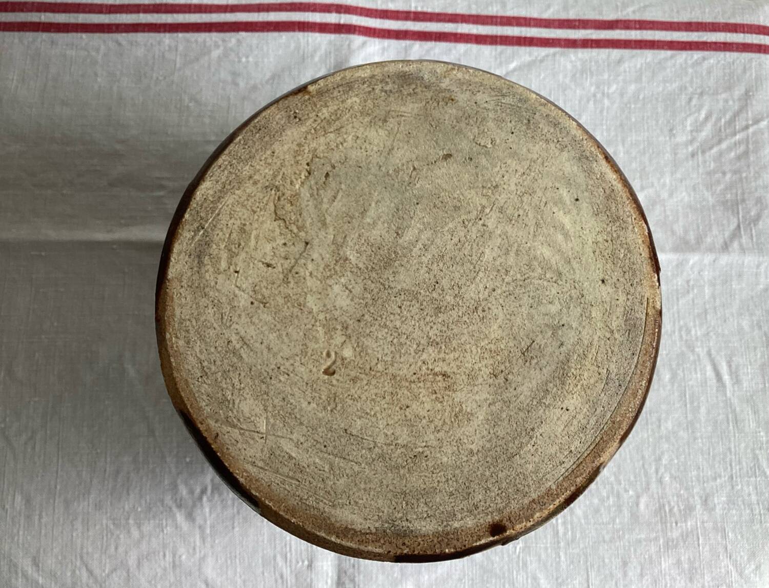 Old stoneware pot