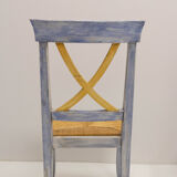 6 mulched provencal style chairs