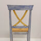 6 mulched provencal style chairs