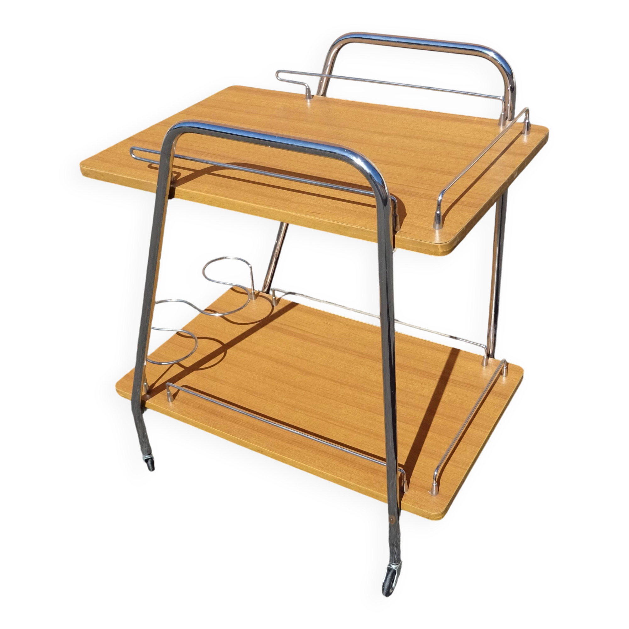 Vintage 1960s serving trolley bar