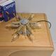 Ceiling lamp, wall lamp, chandelier sun, star, Italy vintage 1960