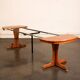 Teak dining table with 4 extensions