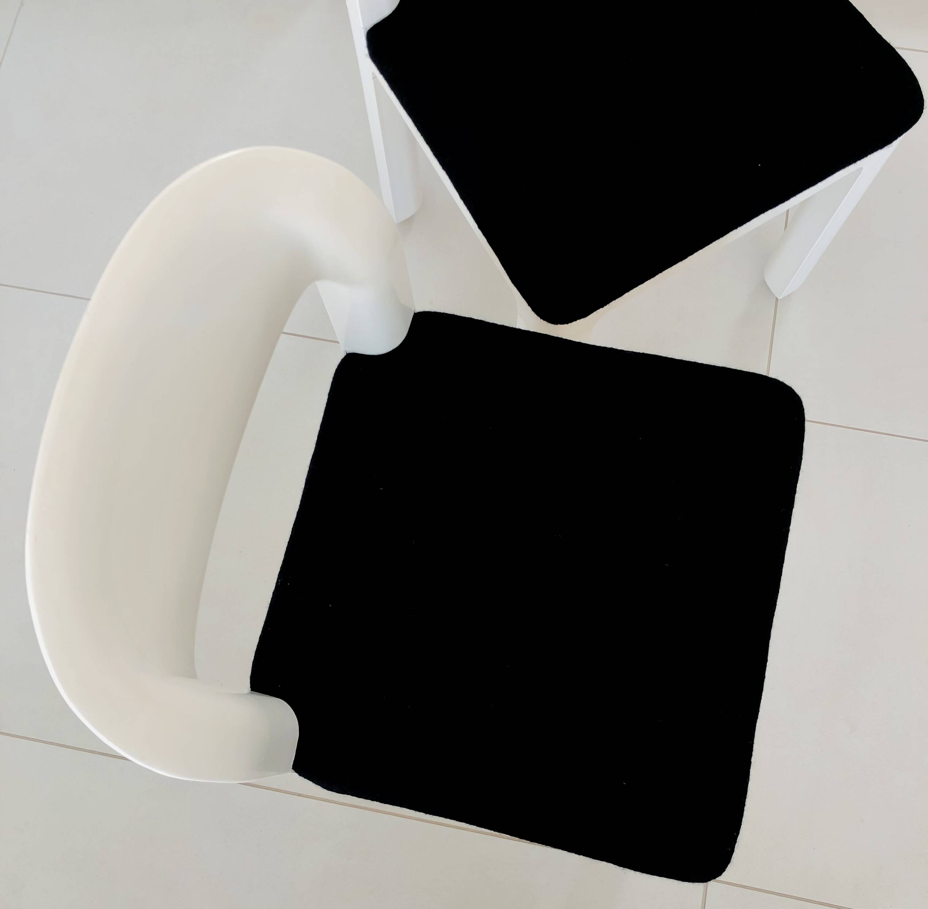 Chaises Joint par Massoni & Pelizza pour iGuzzini, Italie années 70