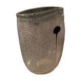 Bubbled glass vase