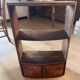 Small antique wall shelf / marquetry
