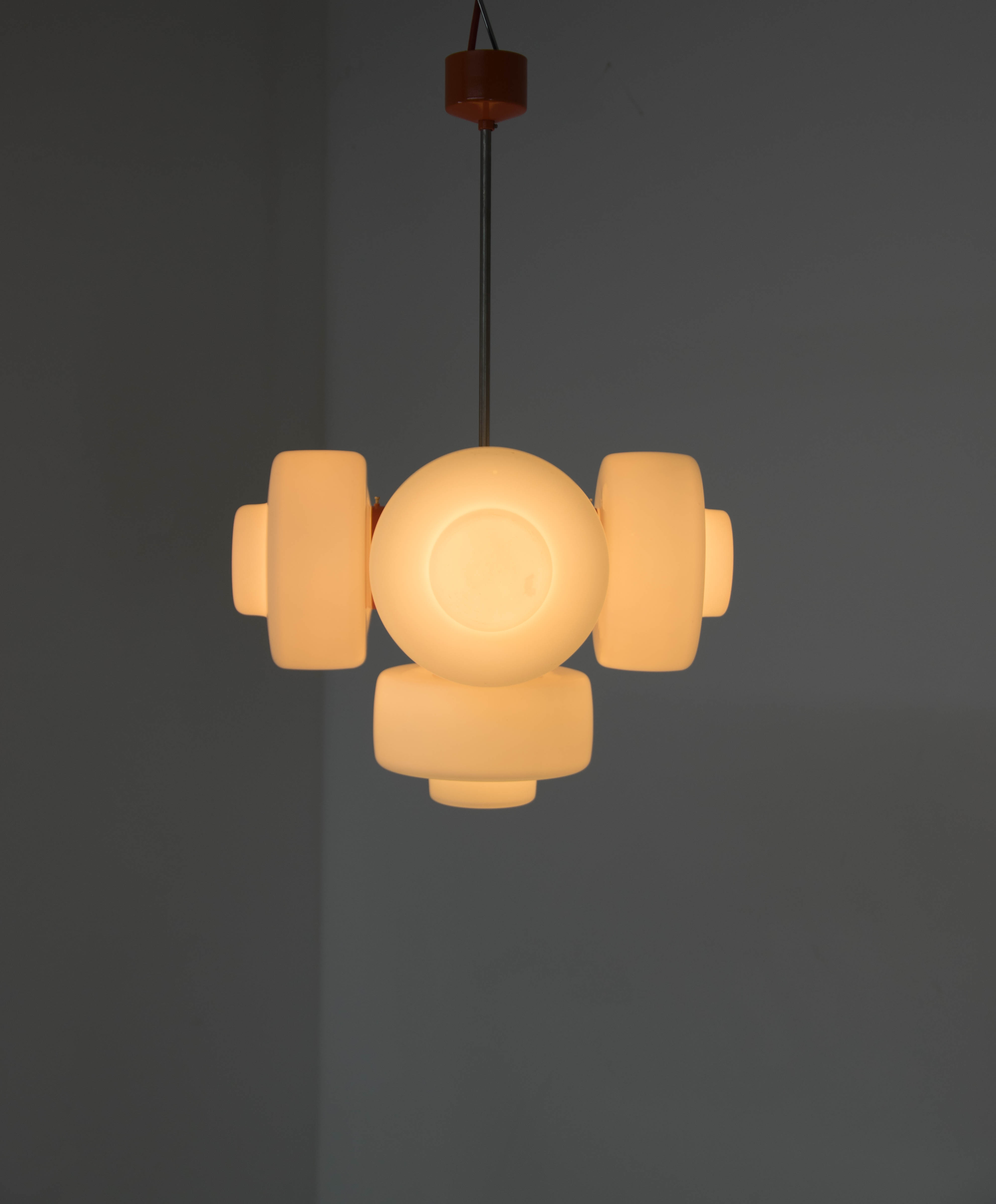 Midcentury chandelier, Napako, 1960