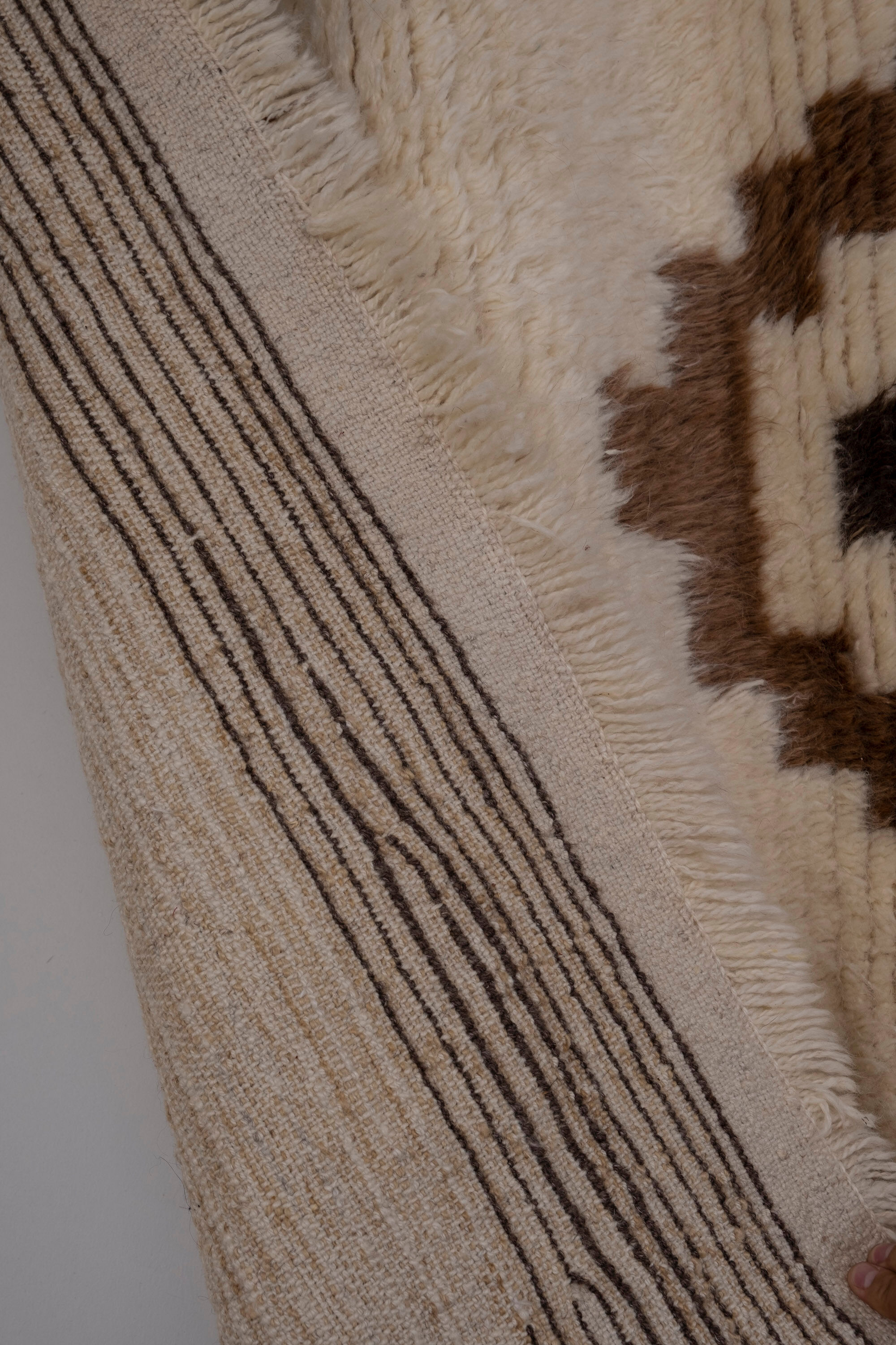 Turkish tulu rug with mohair, 1970s 114 x 190 cm