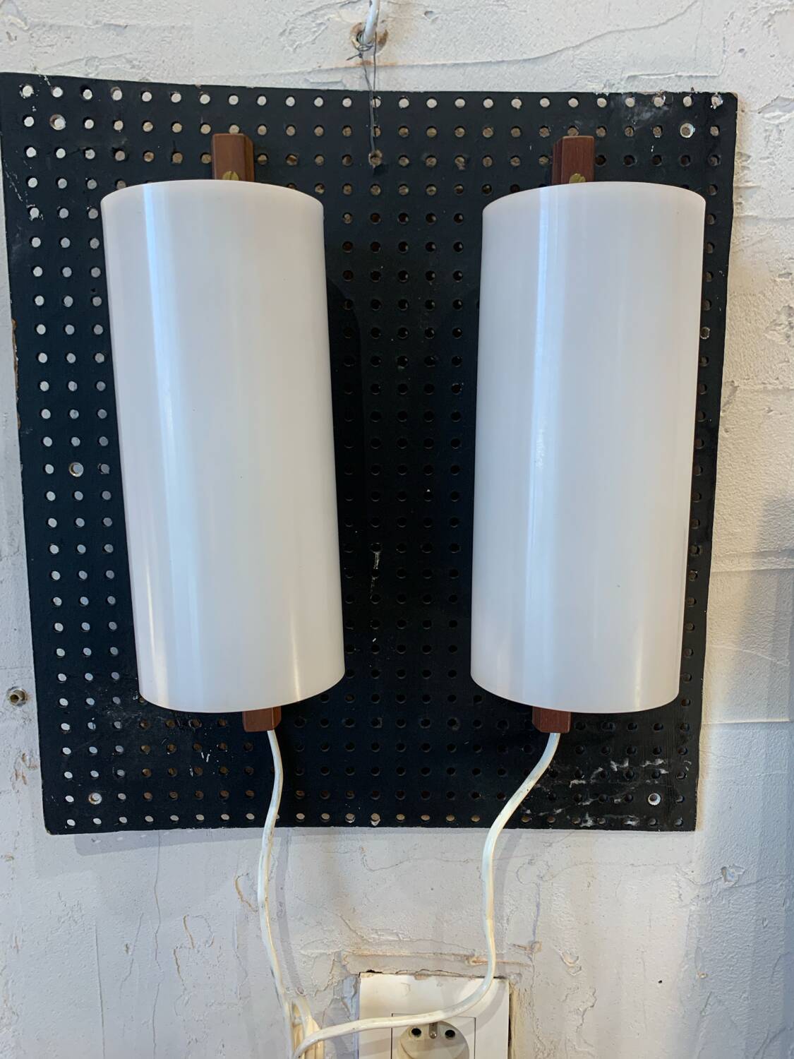 Pair of vintage Scandinavian wall lights by Hans-Agne Jakobsson