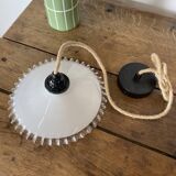 Suspension en opaline vintage "Simone"