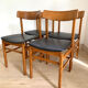 Suite de 4 chaises Gessef style scandinave
