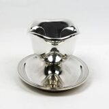 Christofle silver-plated gravy boat – in the style of the Vendôme Filet model