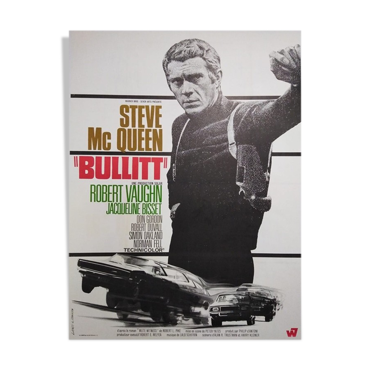 Bullitt original poster 1968 120x160 cm entoled