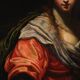 Ancient Italian painting from the 17th century, allegory of magnificence
