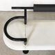 Postmodern Italian leather bench by Cy Mann for Polflex, 1980s