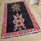 Authentic vintage boucherouite rug made from recycled cotton