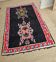 Authentic vintage boucherouite rug made from recycled cotton