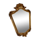 Miroir en bois doré décoré