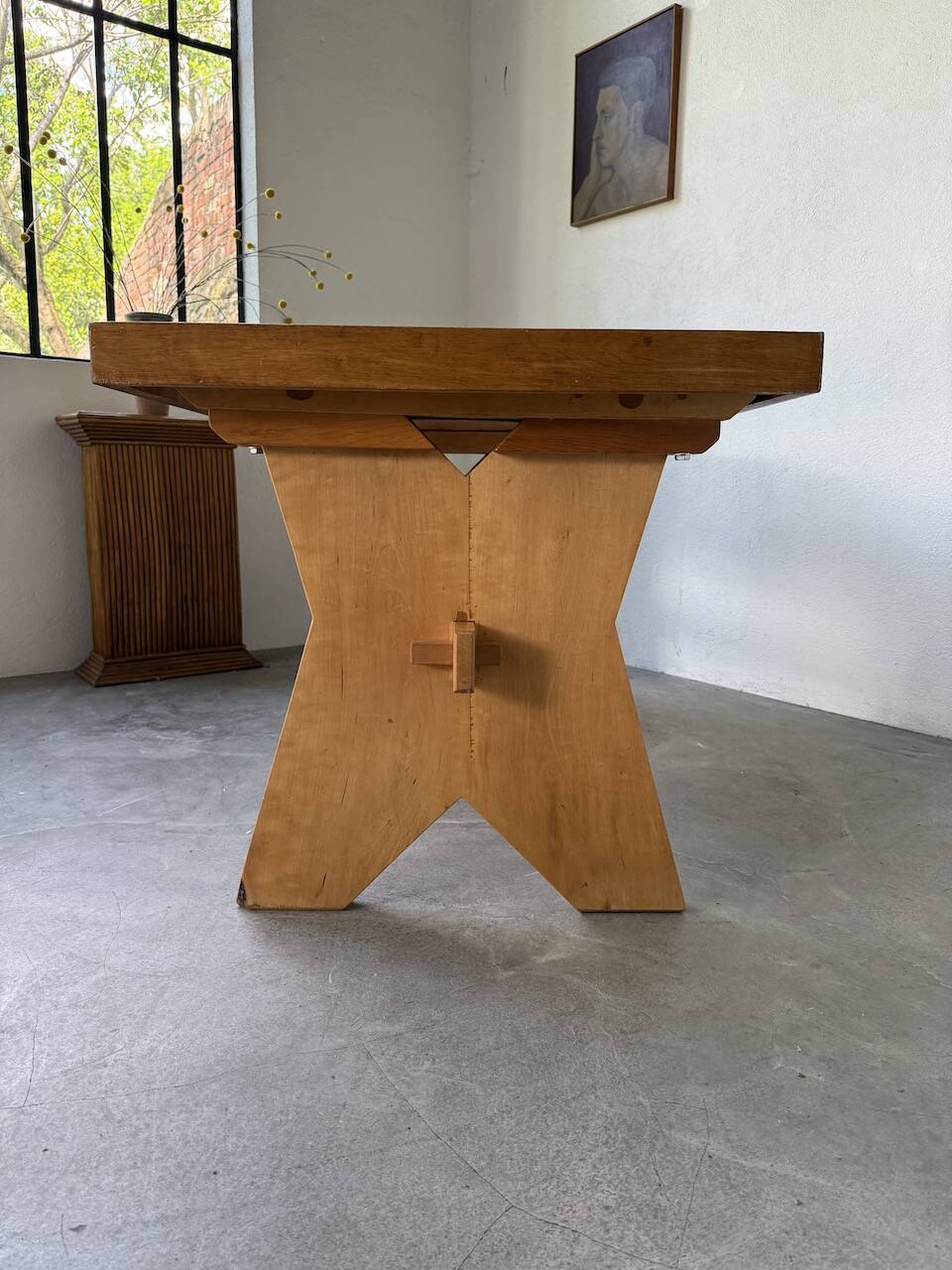 1950s beech mountain furniture table