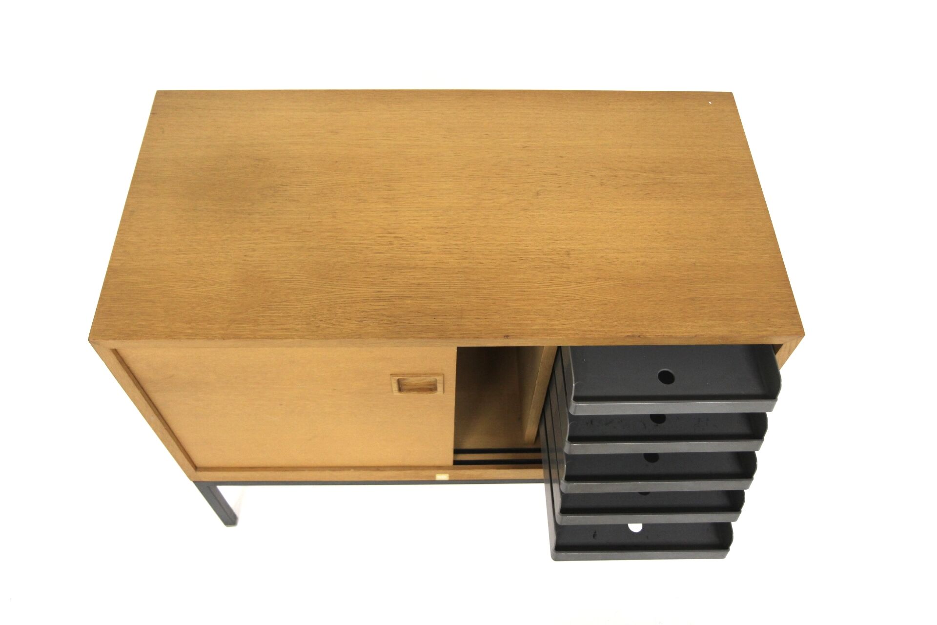 Scandinavian oak chest of drawers, Sweden, 1960
