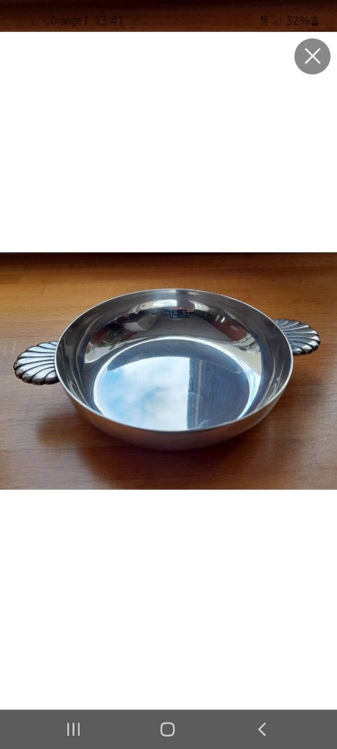 Silver metal cup