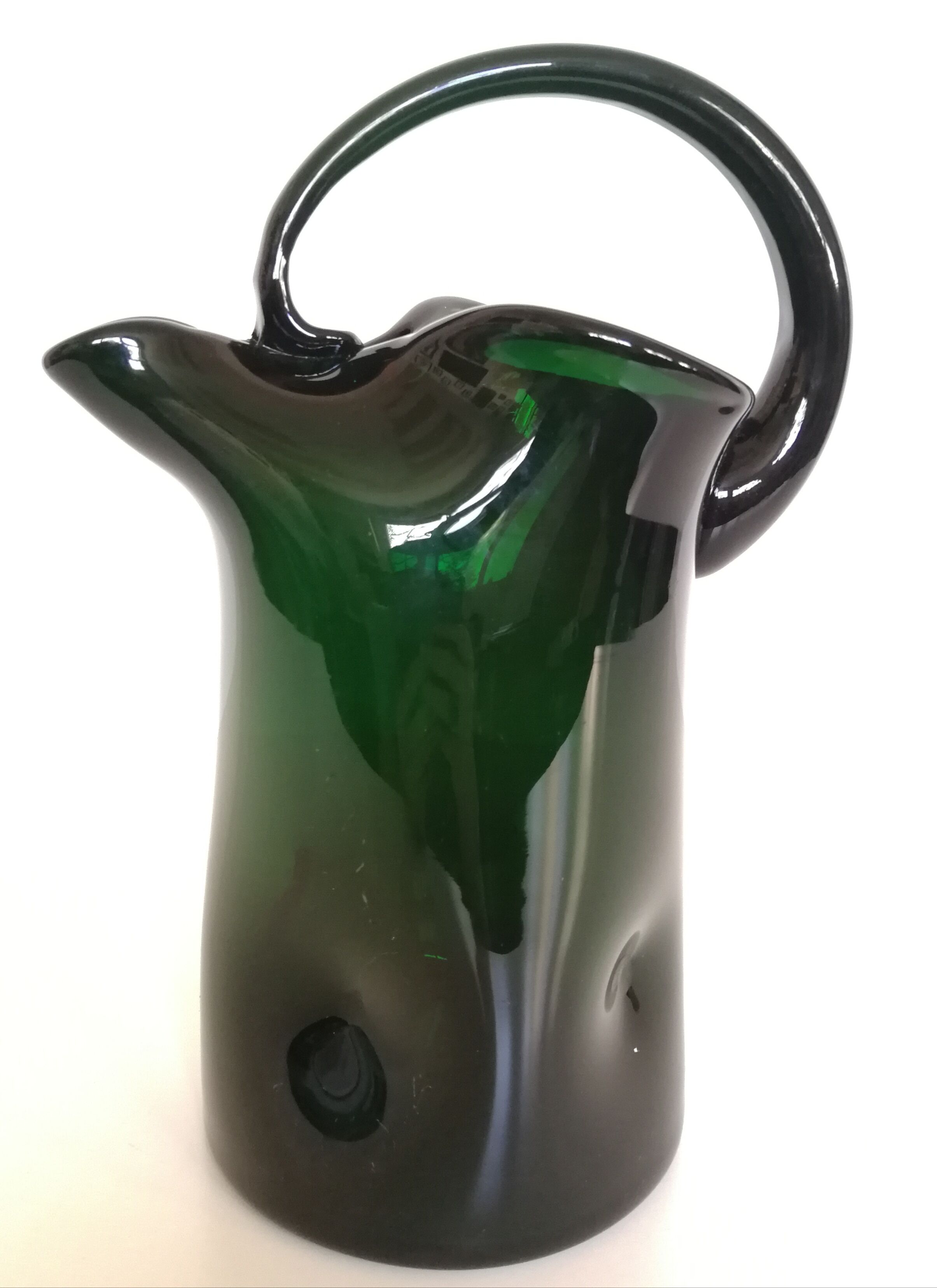 Old blown glass pitcher
