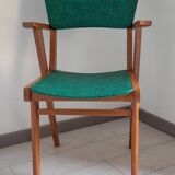 Green bridge chair - 1950s/60s