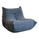 Chauffeuse togo bleu par Michel Ducaroy pour Ligne Roset
