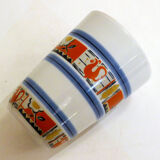 Graphic Art Deco porcelain vase