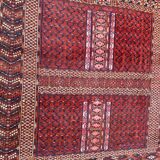 19th century Afghan Hatchlou tribal antique rug 131x140 cm