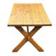 Vintage dining table pinewood 1960 minimalist dining table