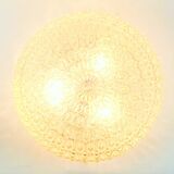 Extra Large Amber Bubble Glass Ceiling Light - H. Tynell for Limburg, 1960s