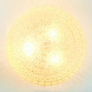 Extra Large Amber Bubble Glass Ceiling Light - H. Tynell for Limburg, 1960s