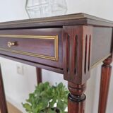 Pedestal table bedside Louis XVI mahogany style