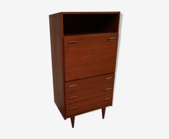 Secrétaire vintage teck