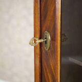 Mahogany Wood & Veneer Display Cabinet or Bookcase, 1890