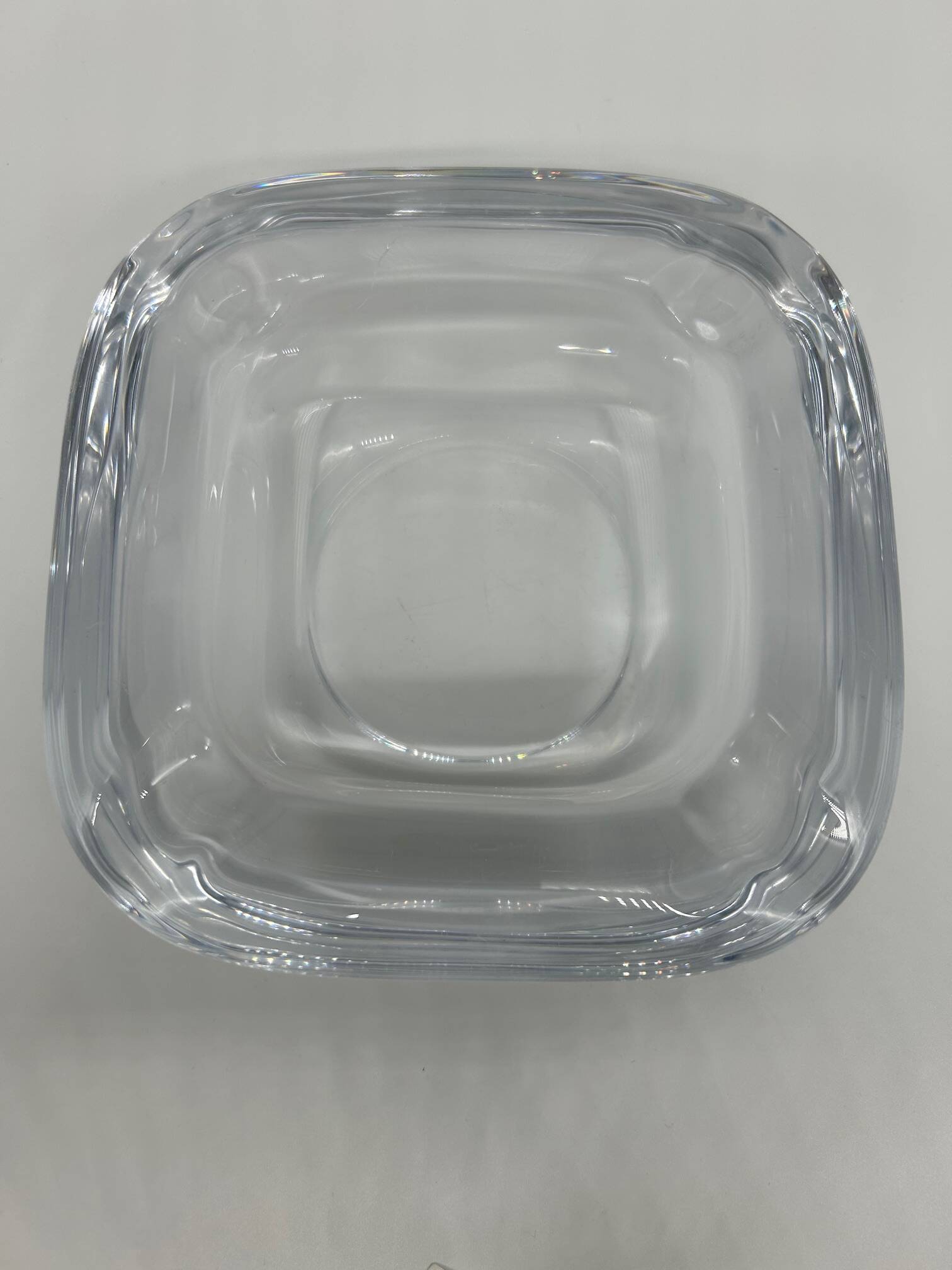 Large crystal ashtray