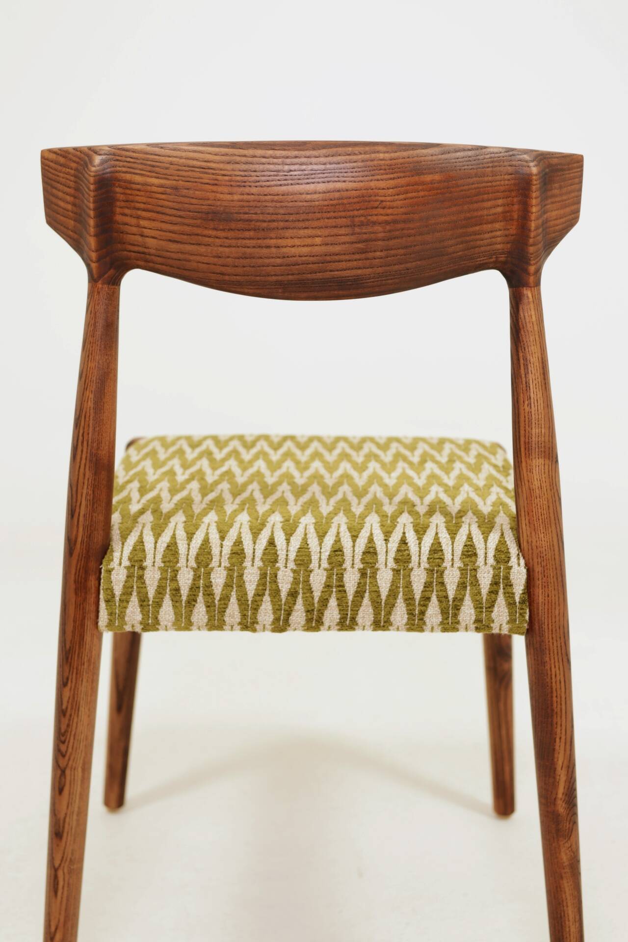 Dining chair set of 2 fiore green