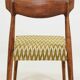 Dining chair set of 2 fiore green
