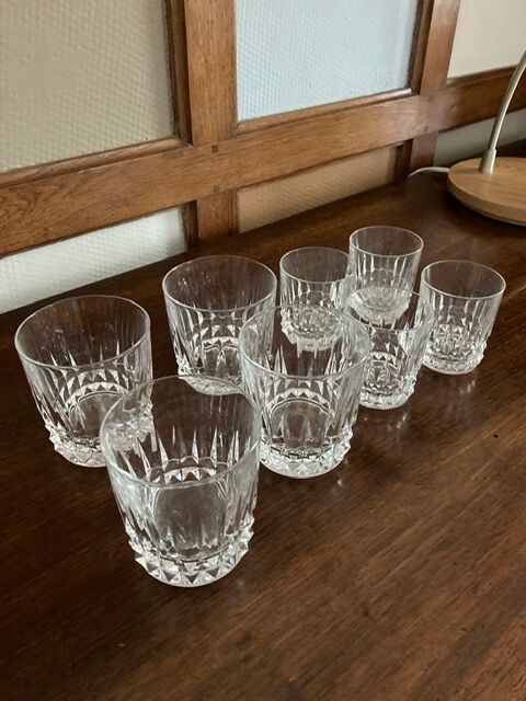 Lot of whisky glasses