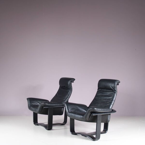 Chaise « Manta » des années 1970 par Ingmar Relling pour Westnofa, Allemagne