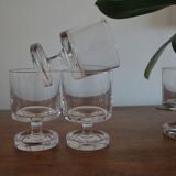 Set of 6 stemmed glasses